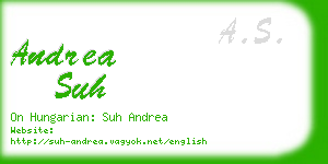 andrea suh business card